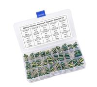 Ad alta frequenza 225PCS Condensatore In Alluminio Set 15 Valore Aggiornamenti Componenti Elettronici per Radio & Console di Gioco Riparazione Componente Elettronico