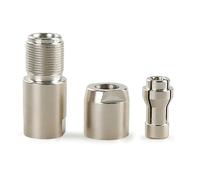 Ad alte prestazioni Angolo Mulino Chucks Adattatore Per La Conversione Dritto Mulino Che È stato Prodotto Da Alto Angolo Di Materiale In Acciaio Al Carbonio A Collette Diritte