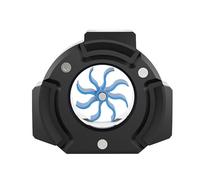 Ad alte prestazioni G1/4 Flussi di raffreddamento ad acqua Filo Meter Tre Porte Layout Fluido dinamico ottimizzato per resistenza minima Misuratore liquido ad alta precisione