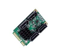 Ad alte prestazioni PCIe A 2/4 SATA3.0 Adattatore Porta Per Desktop E Laptop Aggiornamenti Di Archiviazione Spessa Goldfingers
