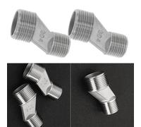 Ad Angolo Adattatori 2pc 3/4 Inch 304 Acciaio On-Wall 1/2 Inch