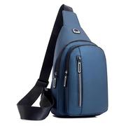 AD-BCrbgen Borsa a Tracolla Singola con Tracolla, Grande capacità, Zaino da Uomo, for Sport e Tempo Libero, con Membrana(Black)