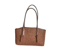 AD-BCrbgen Borsa a Tracolla Vintage da Donna, Borsa Autunnale Y2k con Manico Superiore, Borsa a Mano in Pelle, Piccole Borse a Tracolla for l'autunno(Leopard-Brown)