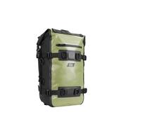 AD-BCrbgen Borsa Posteriore for Moto, Impermeabile, for riporre i Bagagli, con Cinghie Regolabili, Universale, for Viaggi, spostamenti quotidiani(Green-15L)