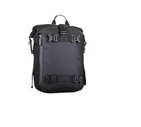 AD-BCrbgen Borsa Posteriore for Moto, Impermeabile, for riporre i Bagagli, con Cinghie Regolabili, Universale, for Viaggi, spostamenti quotidiani(10L Black)