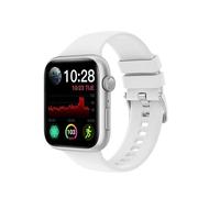 AD-BCrbgen Chiamata Bluetooth Basso consumo energetico Allenamento della respirazione con ossigeno nel sangue Orologio intelligente con livello di nuoto impermeabile (Color : White)