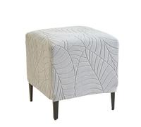 AD-BCrbgen Coprisgabello Quadrato Jacquard Coprisgabello Antiscivolo Staccabile(Light grey)