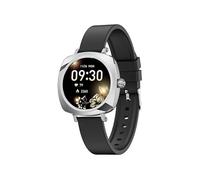 AD-BCrbgen Orologio da donna intelligente sportivo impermeabile AMOLED Bluetooth Talk da 1,19 pollici IP68 (Color : Steel Black)