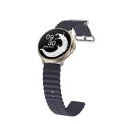 AD-BCrbgen Smart Watch Bluetooth Talk Cross Border Nuoto Impermeabile Ossigeno nel sangue Rotondo Sport Musica Monitoraggio della frequenza cardiaca (Color : Navy blue)