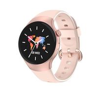 AD-BCrbgen Smart Watch Bluetooth Talk Schermo HD impermeabile Ossigeno nel sangue vero Frequenza cardiaca Corona rotante multi-quadrante (Color : Pink)