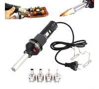 Ad Calda 600°C Display LCD 4 Ugelli Ad Calda 600°C Display | Display LCD per preciso, regolazione fino a 600°C, 4 ugelli inclusi, per ideale per elettronica, per tubi termici