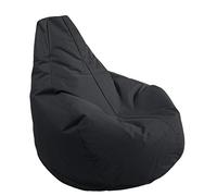 AD.CON Pouf Pouf per balcone Terrazza Giardino Gamer 225L EKO Nero