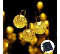 Ad Energia Solare Rétro Cristallo Sfera Lampadina Stringa Luci Giardino, Esterno [EEK: A]