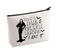 AD Family TV Series Merchandise Makeup Bag Fans Gift Horror Movie Lovers Gift with A Dark and Dreadful Morning Love It Cosmetic Bag, I Love It, No