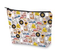 AD Inspired Gift I Don't Understand The Question - Trousse per il trucco per gli amanti della TV, vintage, in tela, con cerniera, Comprendi la domanda