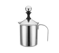 AD Macchina per caffÃ¨ manuale in acciaio inox con pressa francese, pompa manuale e montalatte