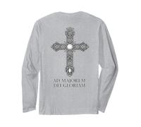 Ad majorem dei gloriam - Gloria cattolica di Dio Maglia a Manica