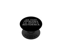 Ad ogni problema la giusta bestemmia Scherzo divertente PopSockets PopGrip Adesivo