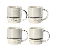 AD TREND 1 Pezzo Tazzone Tazza Latte Mug Bone China 2 Modelli e 2 Decori