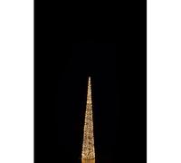 Ad Trend Albero di Natale in ferro e PE oro con 600 LED H 150cm