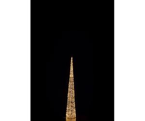 Ad Trend Albero di Natale in ferro e PE oro con 600 LED H 150cm