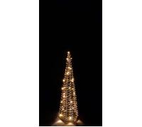 Ad Trend Albero di Natale Oro 30 LED H 60 Cm a Batteria Luce calda