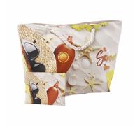 Ad Trend Borsa Mare con Pochette 58 x 18 x H 38 Cm Ass. Multicolor 1 Pz
