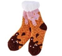 Ad Trend Calze Natale Sherpa Antiscivolo Ass. Mis. 35 / 40 Marrone 1 Pz