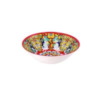 Ad Trend Ciotola Rian in Melamina D 28 Cm H 9 Cm Rosso Blu