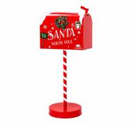 Ad Trend Decorazione Cassetta Postale Metallo Ass. 22,5 x 15,5 x h. cm. 53 Rosso o Verde 1 Pz
