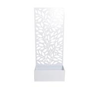 Ad Trend Fioriera Ferro Bianca 50×22 cm H 120 cm