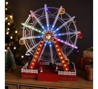 Ad Trend Giostra Natale con 100 Led 57 x 25 Cm H 64 Cm Rosso