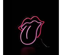 Ad Trend Insegna Neon LED "M. Bocca" 28 x 30 Cm Decorazione Luminosa da Parete