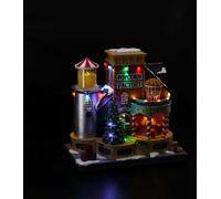 Ad Trend Paesino Invernale Natale con 29 Led 24 x 14 x 24 Cm Multicolor