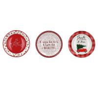 Ad Trend Piattini Carta Natale D 23 Cm Ass. Cf 12 Pz Rosso Bianco 1 Pz