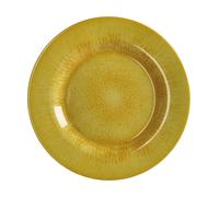 Ad Trend Piatto Piano Melamina D 28 Cm H 3 Cm Giallo