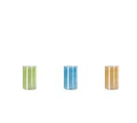 Ad Trend Set 3 Bicchieri Colorati 45 Cl Vetro