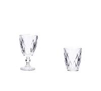 Ad Trend Set 6 Calici 25 cl e 6 Bicchieri 28 cl Vetro Erling
