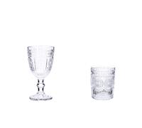 Ad Trend Set 6 Calici 32 cl e 6 Bicchieri 31 cl Vetro Dusan