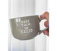AD TREND Tazza da Latte con Scritte Simpatiche 550ml - Grigio