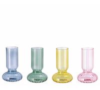 Ad Trend Vaso in Vetro Ass. D 10 Cm H 16 Cm Rosa Giallo Verde Blu 1 Pz