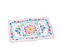 Ad Trend Vassoio Rettangolare Glen in Melamina 30 x 21 Cm H 2 Cm Multicolor