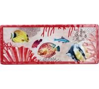 Ad Trend Vassoio Rettangolare Melamina Alyssa 27 x 11 Cm H 2 Cm Rosso 1 Pz