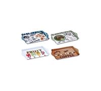 Ad Trend Vassoio Rettangolare Melamina Ass. 21 x 14,5 Cm H 2 Cm Multicolor 1 Pz