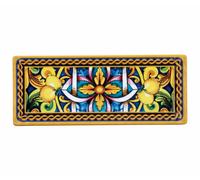 Ad Trend Vassoio Rettangolare Melamina Lemon 27 x 11 Cm H 2 Cm Giallo