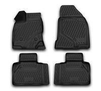 ad Tuning fm13002 vestibilità Tappetini in Gomma (4 Pezzi), Nero