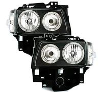 AD Tuning GmbH & Co., Angel Eyes, Set di fari, kg 960418, Vetro Trasparente, Colore Nero