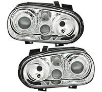 AD Tuning GmbH & Co. kg 960472 - Set fanali, Vetro Trasparente Cromato