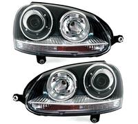 AD Tuning GmbH & Co. KG DEPO, Set fari alogeni, Trasparente, Colore Nero, Stile GTI