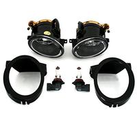 AD Tuning GmbH & Co. KG Set fari fendinebbia, Sinistra + Destra, Vetro Trasparente Cromato, compatibili Solo con paraurti M-Tech